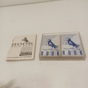 Vintage 1959 Rook cards rule book.